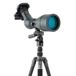 Trípode Veo 3GO 235CP con telescopio y adaptador digiscoping