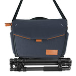 Veo City S36 NV - Bolsa azul marino para DSLR y objetivos, con trípode de viaje