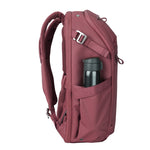 Veo Metro B25L MG mochila color magenta con trípode lateral plegado