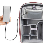 Veo Metro B30L MG mochila de fotografía con pasacables para cargador