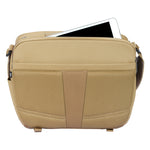 Veo Metro S7L BG Bolsa de hombro beige compartimento para tablet
