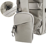 Veo Metro SP CM Funda movil crema en asa de mochila