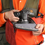 Acceso rápido a cámara de la bandolera fotografía naranja Vanguard Reno 34OR
