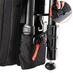 Trípode en la mochila fotográfica Vanguard Up-rise II 48