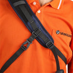 Arnés de la bandolera fotografía azul Vanguard Reno 34BL