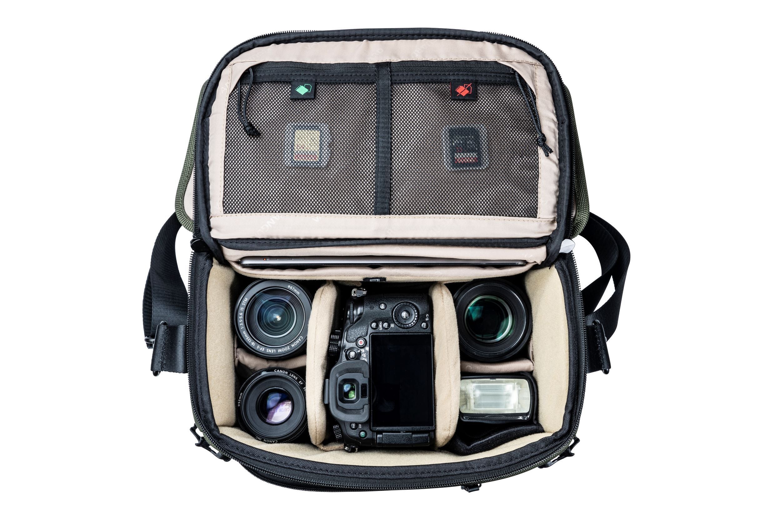 Veo Select 28S GR - Bolsa cámara fotográfica. Color verde – Vanguard España