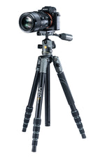 Cámara en el trípode Vanguard Veo 2X 235ABP