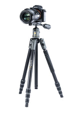 Cámara en el trípode Vanguard Veo 2X 204ABP