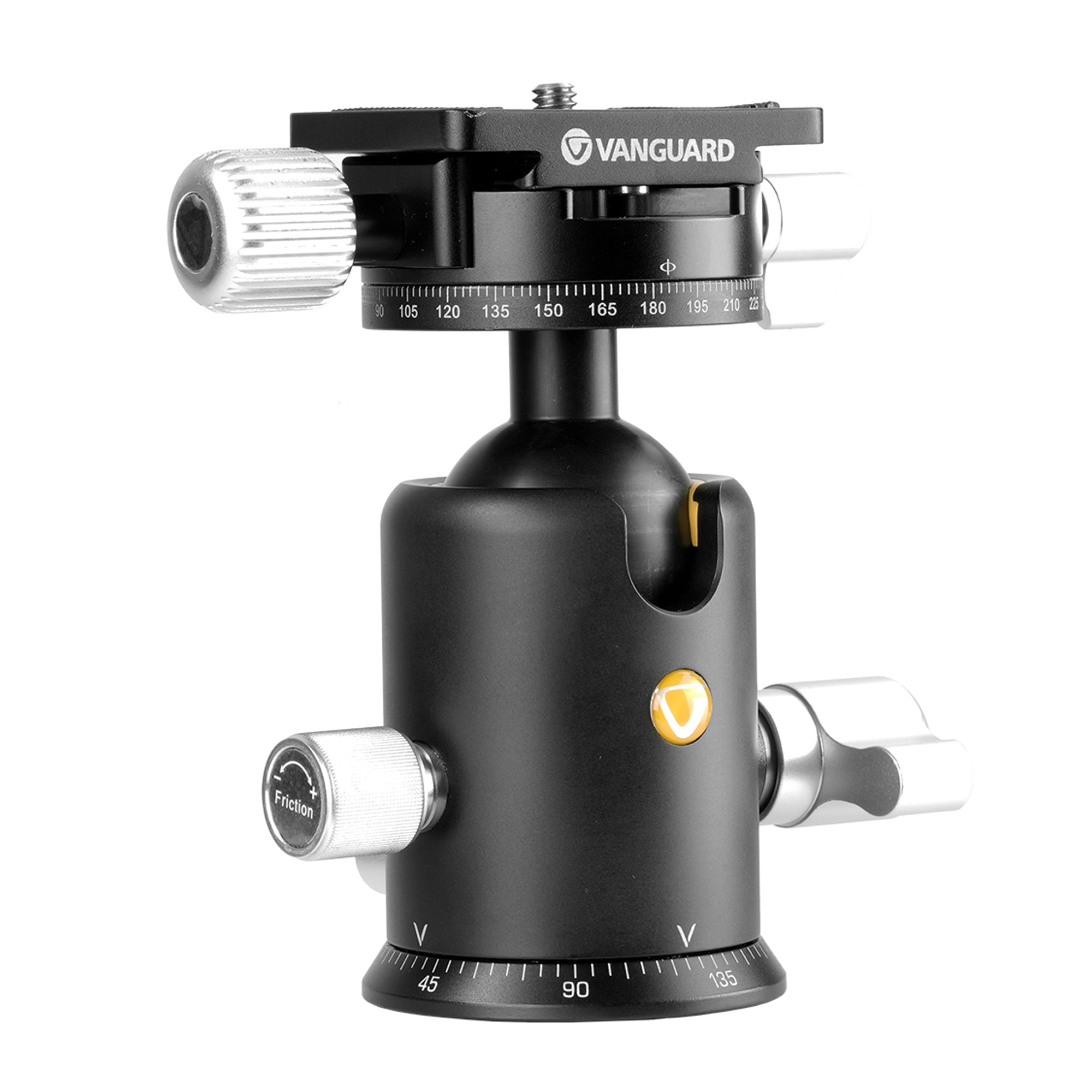 Testa Treppiede A Sfera Vanguard Alta BH-250 - Capacità 20 Kg, Piastra Arca, 2 Livelle, Peso 577 G