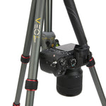 Columna invertida del trípode de viaje Vanguard Veo 2 235AB Red