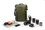 Capacidad para sin espejo de la mochila y maletín verde Vanguard Veo Select 45M GR