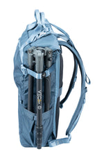Trípode en la mochila de foto azul Vanguard Veo Flex 47M BL