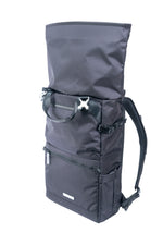 Mochila para cámara negra abierta Vanguard Veo Flex 43M BK, ángulo izquierdo