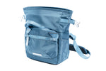Bolso para cámara azul abierto Vanguard Veo Flex 18M BL, ángulo derecho
