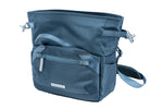 Bolso para cámara azul abierto Vanguard Veo Flex 25M BL, ángulo derecho