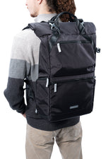 Mochila en la espalda de la mochila de foto negra Vanguard Veo Flex 47M BK