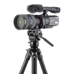 Trípode de carbono Alta Pro 3VL 264CV14 con videocámara