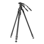 Alta Pro 3VRL 303AV18, Trípode de vídeo de aluminio, rótula Veo PV-18