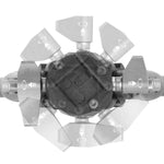 Detalle del cabezal esférico del EQ-Precision 2QS C para tiro de precisión