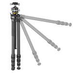 Veo 5 264CLBS - Trípode de carbono, rótula de bola de doble eje
