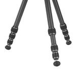 Veo 5XT 304CLBS - Trípode de viaje de carbono, rótula de bola de doble eje