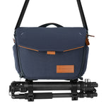 Veo City S30 NV - Bolsa azul marino para sin espejo y objetivos, con trípode de viaje