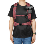 Veo Metro B30L MG mochila color magenta con arnés y cinturón ergonómico