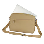 Veo Metro CS BG funda para portátil color beige compartimento para portátil