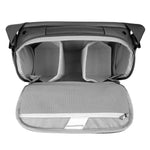 Veo Metro S7L BK Bolsa de hombro negra base con cintas de sujeción