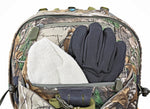 Objetos en el bolsillo de la mochila camo para cazador Vanguard Pioneer 1600RT
