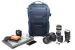 Capacidad de la mochila fotográfica azul Vanguard Veo Range 48NV