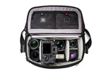 Bolsa para fotorreportero Veo Select 36S BK con cámara DSLR y objetivos