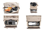 Opciones de configuración de la mochila fotográfica caqui Vanguard Veo Range 48BG