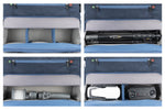 Opciones de configuración de la bolsa fotográfica azul Vanguard Veo Range 38M NV
