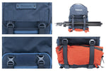 Configuraciones exteriores de la mochila fotográfica azul Vanguard Veo Range 41M NV