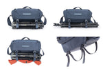 Opciones de trípode de la bolsa fotográfica azul Vanguard Veo Range 36M NV