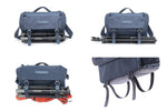 Opciones de trípode de la bolsa fotográfica azul Vanguard Veo Range 38M NV