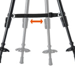 Apertura del bípode Vanguard Pro B62