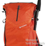 Monopie en la mochila fotográfica Vanguard Reno 45OR
