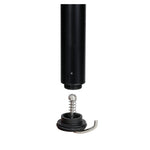Veo 3 263CB trípode con rótula de bola de doble eje gancho columna central