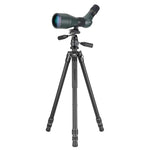 Trípode Veo 3 303APS de aluminio rótula de 3 y 2 vías con telescopio terrestre