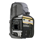 Compartimentos para objetivos fotográficos en la mochila Veo Adaptor S46GY 