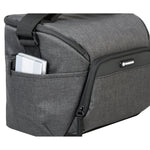 Vesta Aspire 25GY - Bolsa grande de hombro compacta color gris , con bolsillo lateral