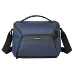 Vesta Aspire 25NV - Bolsa grande de hombro compacta color azul frontal