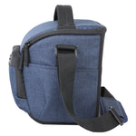 Vesta Aspire 25NV - Bolsa grande de hombro compacta color azul lateral