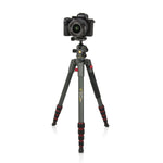 Cámara en trípode de viaje Vanguard Veo 2 235AB Red