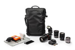 Capacidad para sin espejo de la mochila y maletín negro Vanguard Veo Select 45M BK