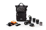 Capacidad de equipo sin espejo en la mochila para cámara negra Vanguard Veo Flex 43M BK