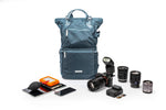 Capacidad de equipo sin espejo en la mochila para cámara azul Vanguard Veo Flex 43M BL