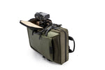 Acceso rápido a cámara de la mochila y maletín verde Vanguard Veo Select 45M GR